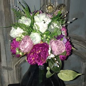 Beautiful bridal bouquet handmade